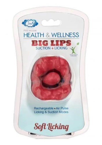 Big Lips Suction and Licking - Red  2