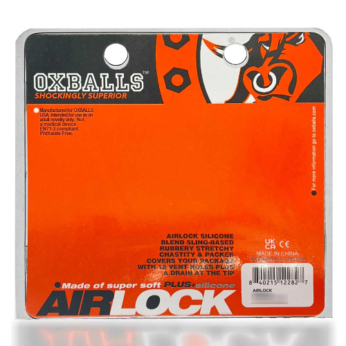 Airlock Air-Lite Vented Chasity - Black Ice  5