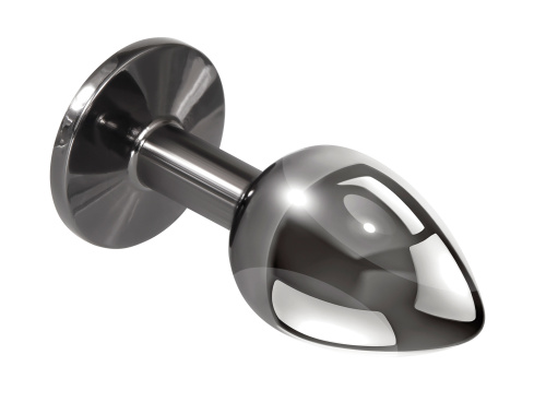 Playboy Pleasure - Tux - Small - Butt Plug - Hematite  4
