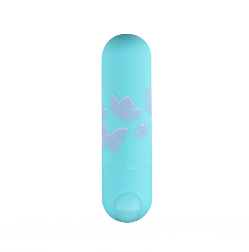 Julia Butterfly Print Mini Bullet - Teal Blue  5