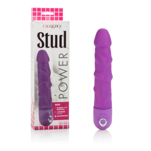 Waterproof Power Stud Rod Dong - Purple  5