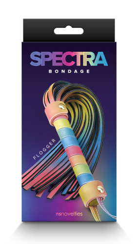 Spectra Bondage - Flogger - Rainbow  2