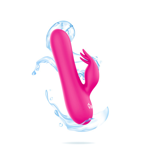 Freyja Mini Triple Ticklers Rabbit Vibe - Hot Pink  5