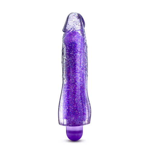Glow Dicks - Molly Glitter Vibrator - Purple  2