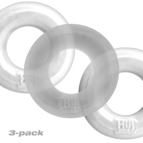 Huj3 C-Ring 3-Pack - White / Clear Ice  4
