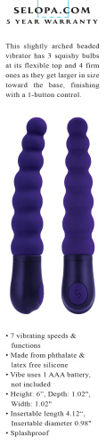 Beaded Beauty - Purple  3