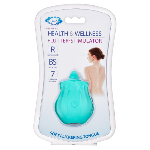 Health and Wellness Flutter Oral Tongue Stimulator Teal  3