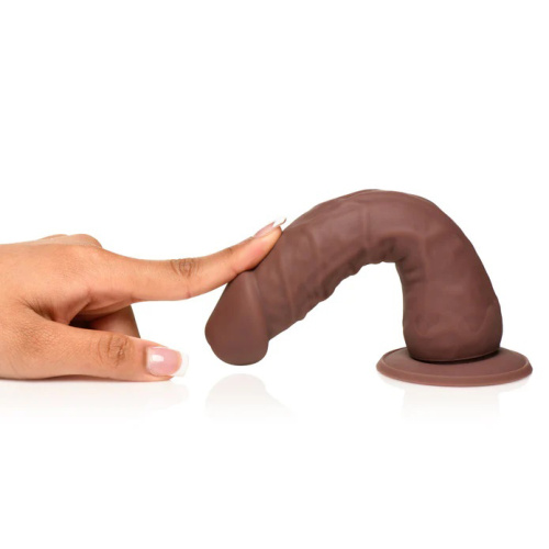 Easy Riders 7" Silicone Dildo - Dark  5