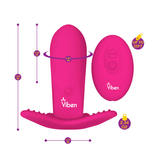 Intrigue - Hot Pink - Remote Control 10-Function Panty Vibe  3