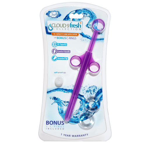 Fresh + XL Lube Applicator With C Rings Purple  3