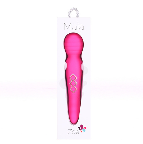 Zoe Twisty Dual Vibrating Pleasure Wand - Pink  3