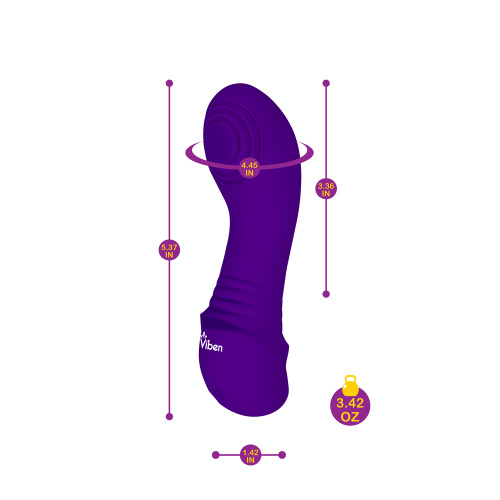 Sebela Mini Thumping G-Spot Vibe - Violet  4