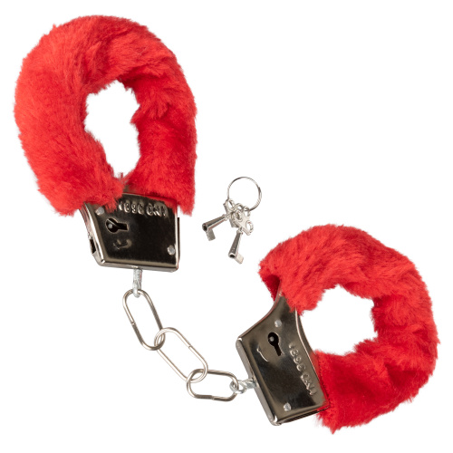 Playful Furry Cuffs - Red  3
