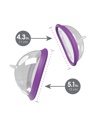 Fantasy for Her Rechargeable Pleasure Pump Kit - Purple  5