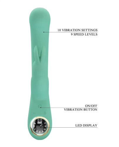 Lamar - Led Digital Display Rabbit - Turquoise  4