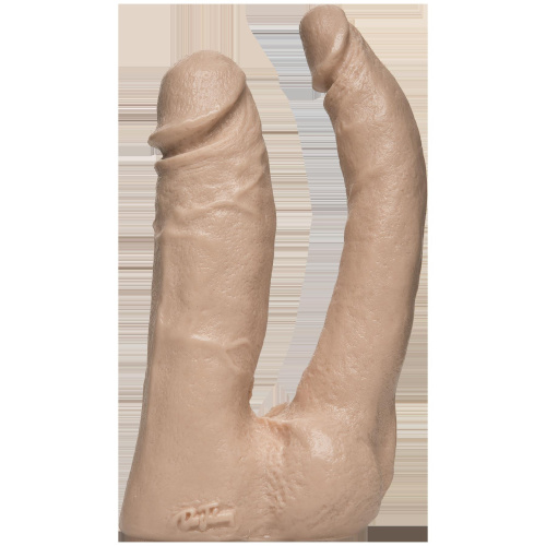 Vac-U-Lock Double Penetrator - White  2