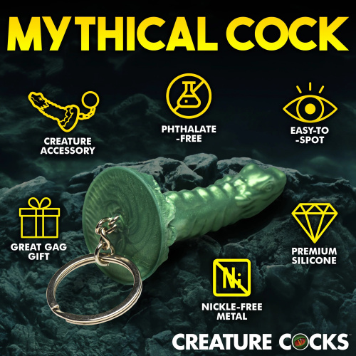 Cockness Monster Keychain - Green  4