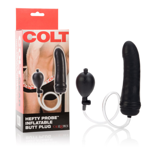 Colt Hefty Probe Inflatable Butt Plug - Black  3