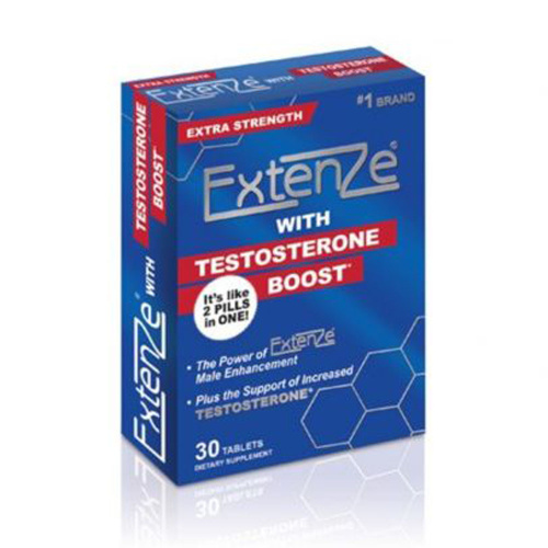 Extenze With Testosterone Boost 30ct Box  2