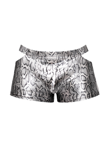 s'naked Pouch Short - X-Large - Silver/black  4