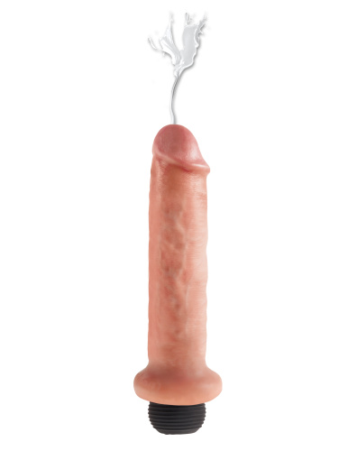 King Cock 7 Inch Squirting Cock - Flesh  5