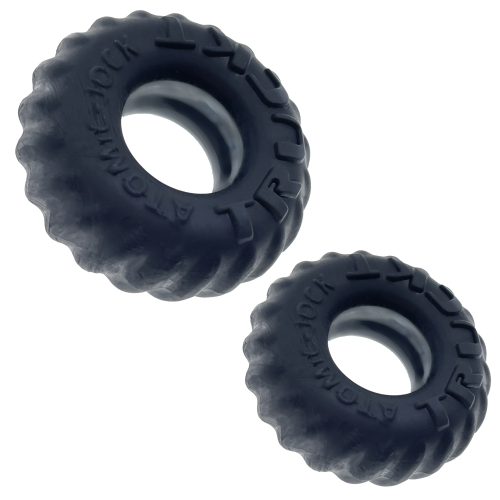 Truckt 2 Piece Cockring Set Atomic Jock - Night  Black  4