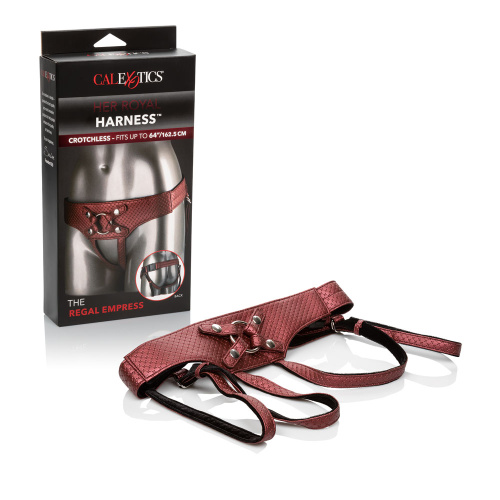 Her Royal Harness the Regal Empress - Red  4