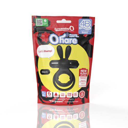 Screaming O 4b - Ohare Wearable Rabbit Vibe -  Black  3