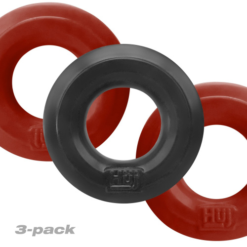 Huj3 C-Ring 3-Pack - Cherry / Ice  3