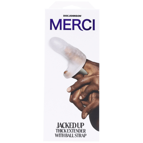 Merci - Jacked Up - Thick Extender With Ball Strap - Frost  4