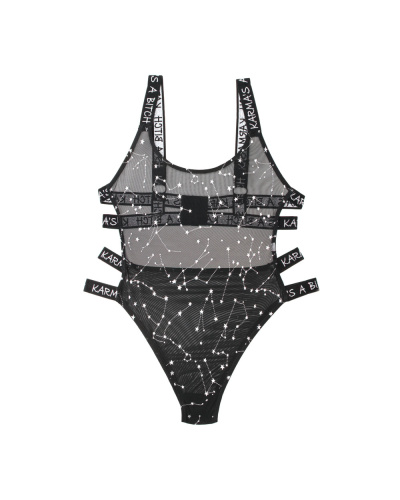 Karma's a Bitch Bodysuit - Black - L/xl  4