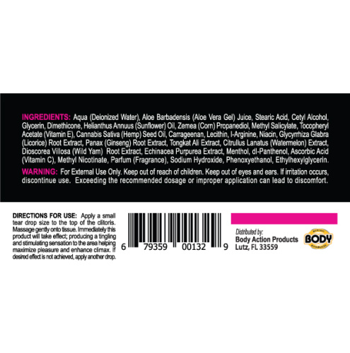 Hempleasure for Women Sample Packet Single  2