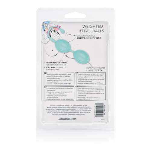 Weighted Kegel Balls - Teal  2