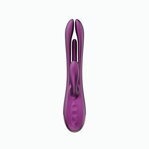 Terri - App Controlled Tapping Rabbit Vibrator -  Purple  5