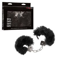 Ultra Fluffy Furry Cuffs - Black