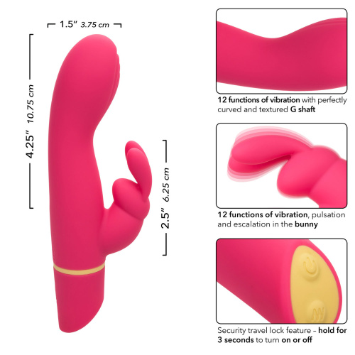 Love Bunny Vibrating "G" Bunny - Pink  4