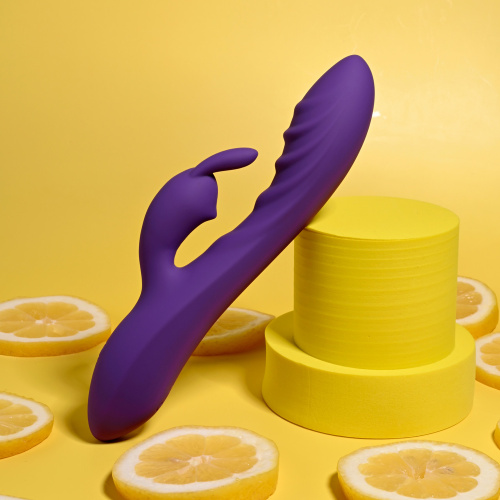 Wavy Rabbit Purple  4