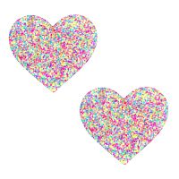 Sprankles Neon Blacklight Glitter I Heart U  Nipztix Pasties