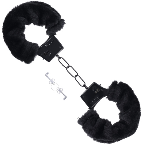 Merci - Fluff Cuffs - Black  2