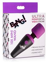 Bang - 10x Vibrating Mini Silicone Wand - Purple
