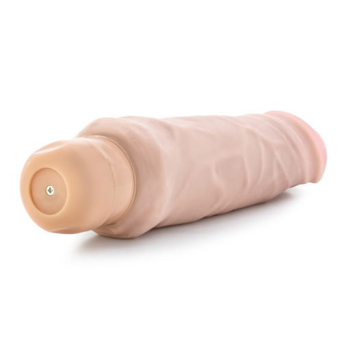 X5 Plus - Hard on Vibrating 9 Inch Dildo - Natural  3