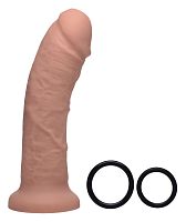 Brazen 8 Inch Silicone Dildo With Harness