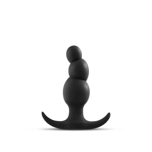 Anal Adventures Platinum - Stacked Plug - Black  4