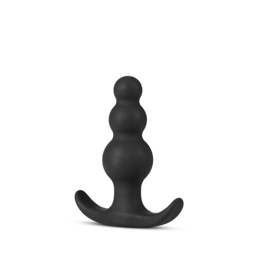 Anal Adventures Platinum - Beaded Plug - Black  4