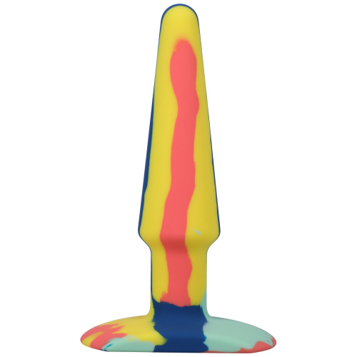 A-Play Groovy Silicone Anal Plug 5 Inch - Sunrise  2