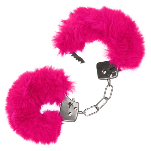 Ultra Fluffy Furry Cuffs - Pink  5