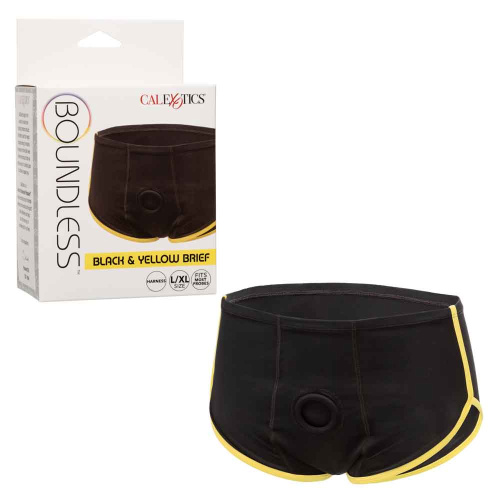 Boundless Black and Yellow Brief - Large/xlarge - Black/yellow  5