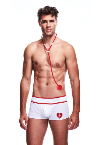 2 Piece Doctor Love Set - Large/xlarge - White  2