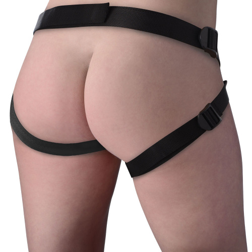 Seducer 7 Inch Silicone Dildo With Harness  3