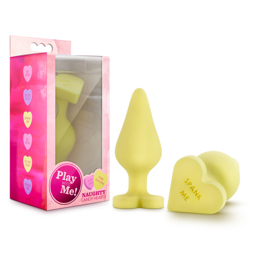 Naughty Candy Heart - Spank Me - Yellow  2